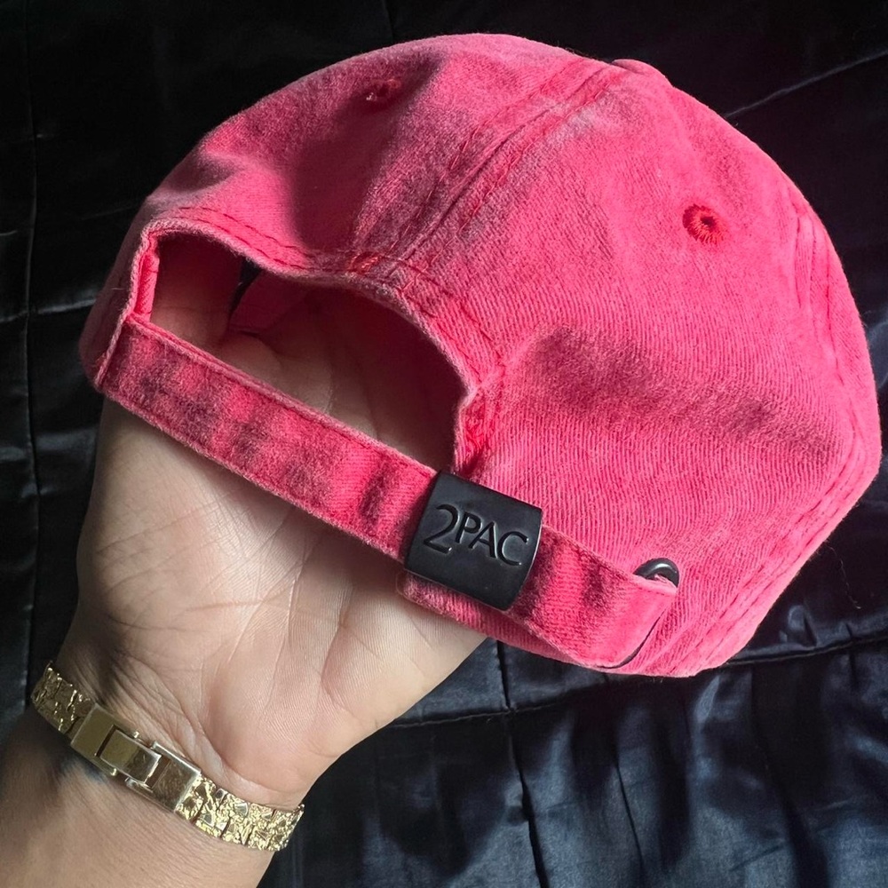 Pink Tupac Hat - Picture 2 of 4